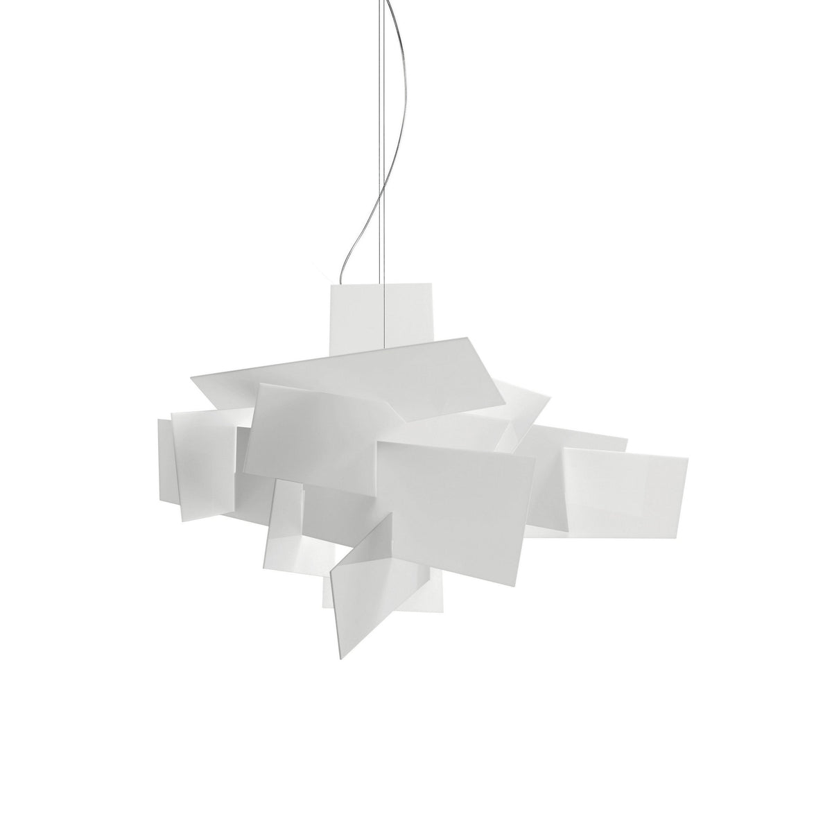 Big Bang Chandelier – Dynamic Explosive Geometric Acrylic & Steel Chandelier