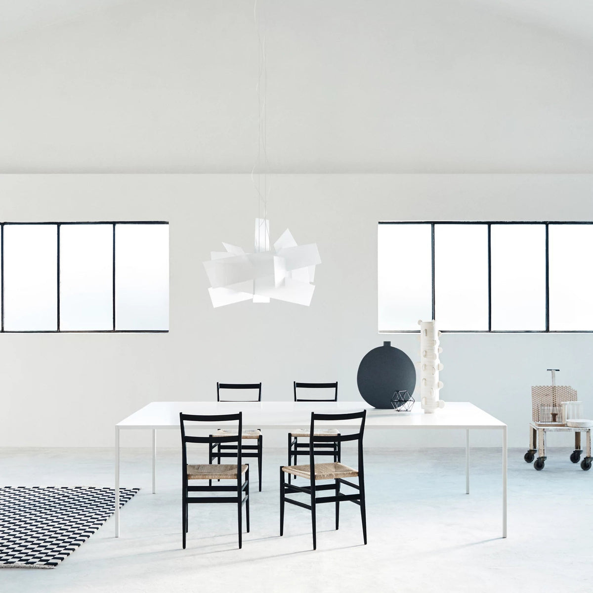 Big Bang Chandelier – Dynamic Explosive Geometric Acrylic & Steel Chandelier