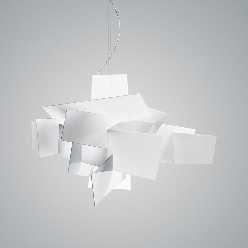 Big Bang Chandelier – Dynamic Explosive Geometric Acrylic & Steel Chandelier