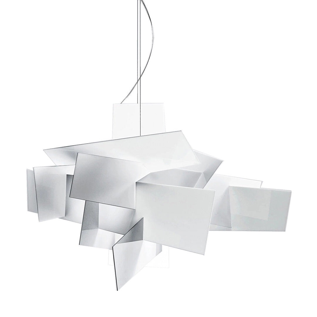 Big Bang Chandelier – Dynamic Explosive Geometric Acrylic & Steel Chandelier