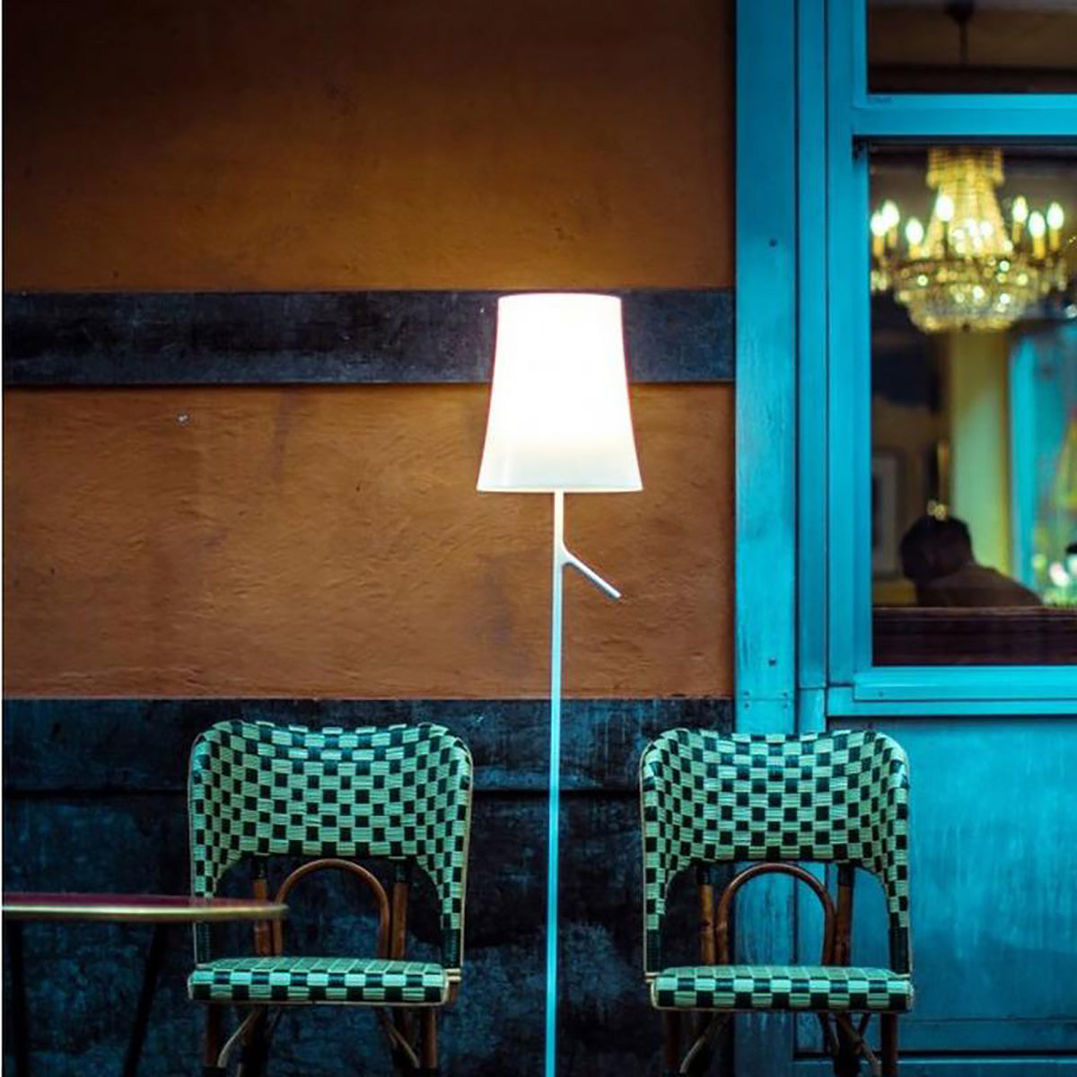 Birdie Floor Lamp – Contemporary Botanical Iron Standing Floor Light