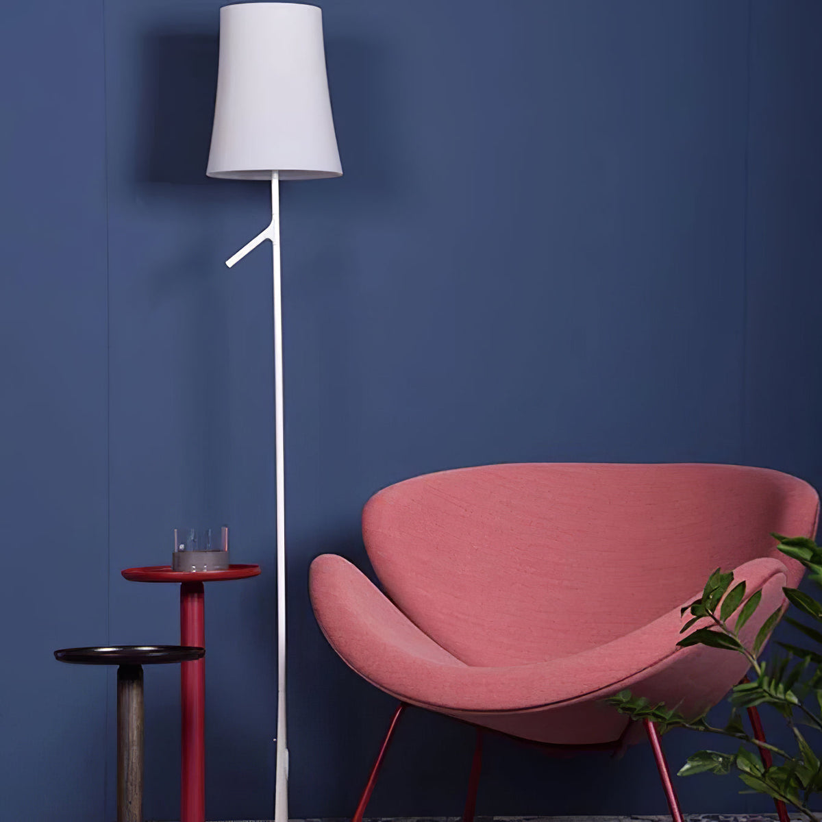Birdie Floor Lamp – Contemporary Botanical Iron Standing Floor Light