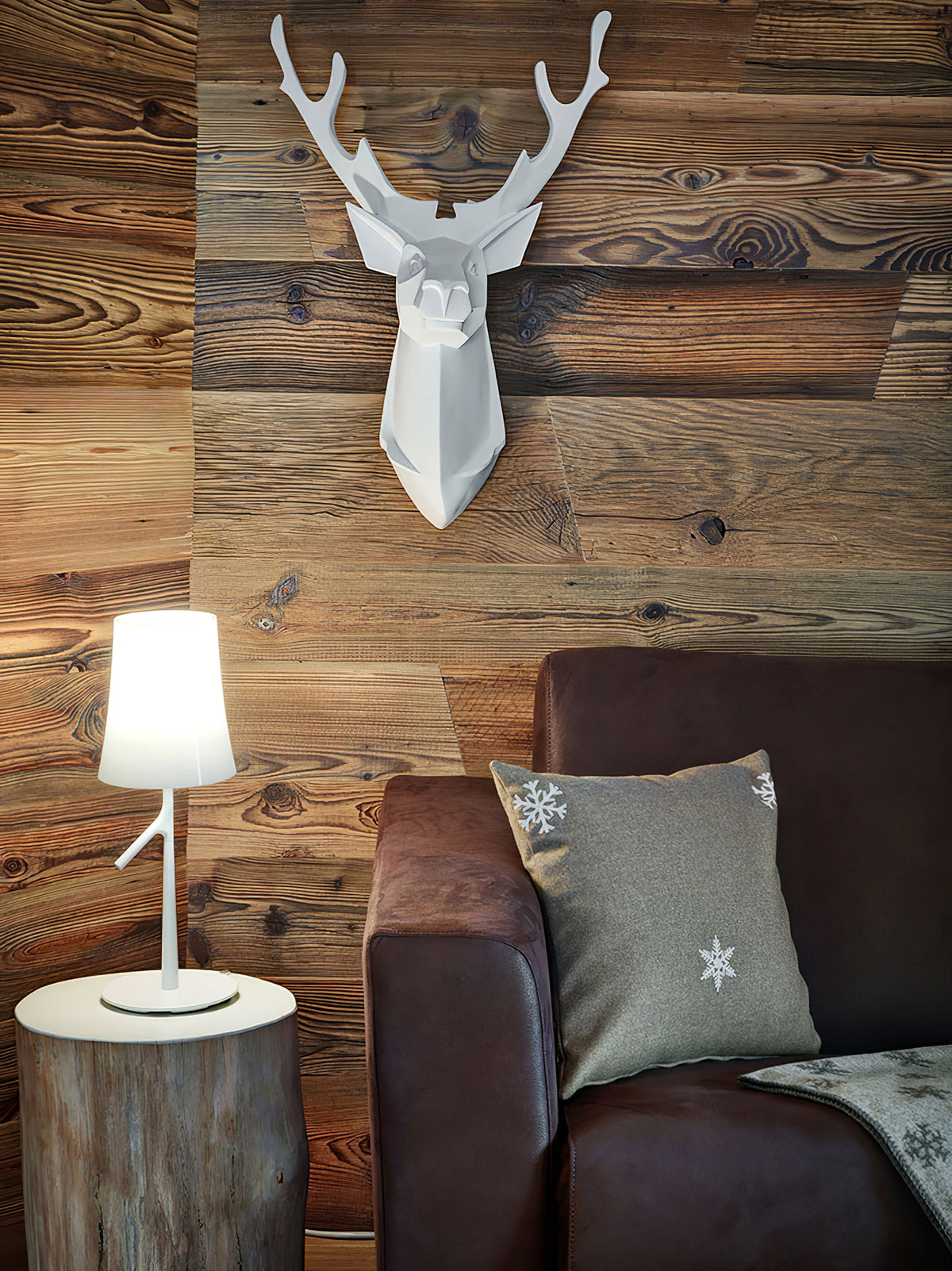 Birdie Table Lamp – Contemporary Botanical Iron Table & Accent Light
