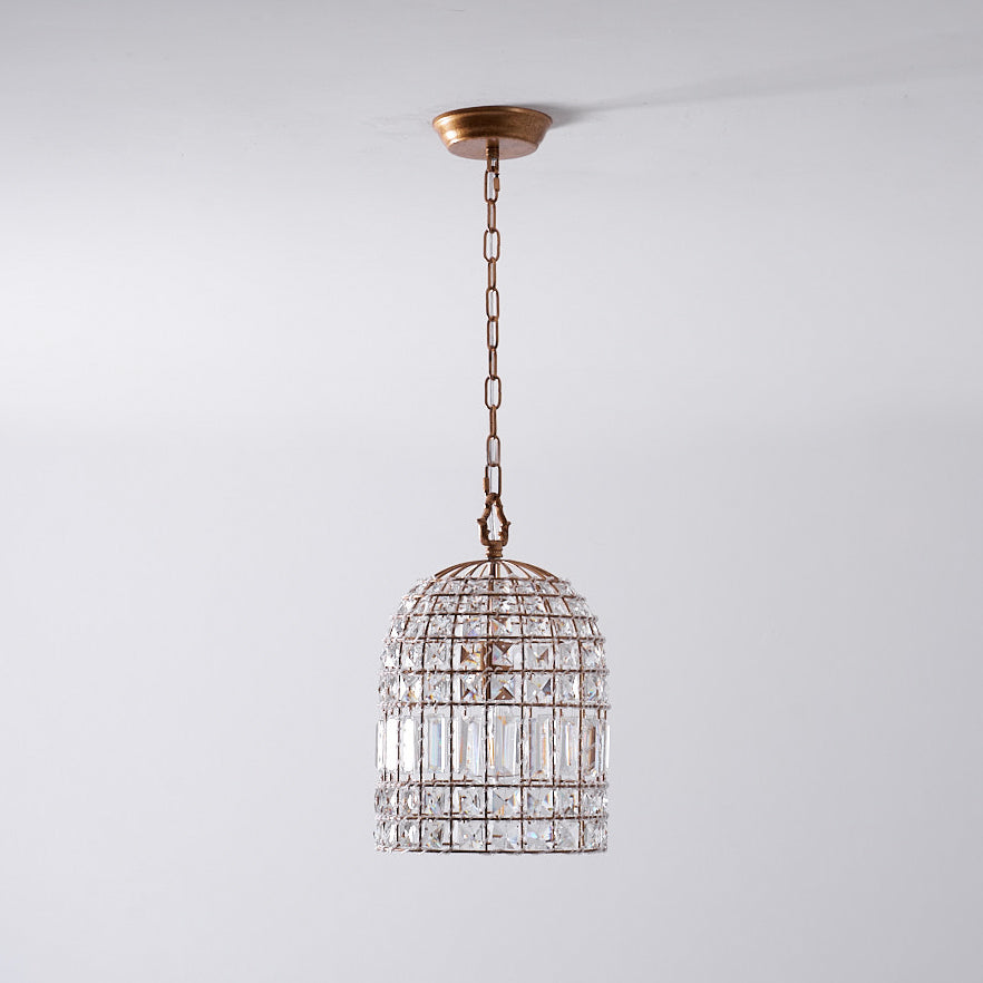 Blanca Crystal Pendant Lamp – Versailles-Inspired Crystal & Metal Pendant Light