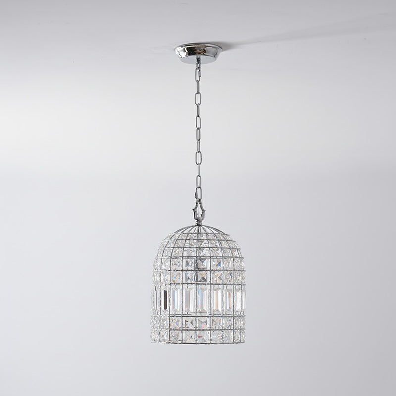 Blanca Crystal Pendant Lamp – Versailles-Inspired Crystal & Metal Pendant Light