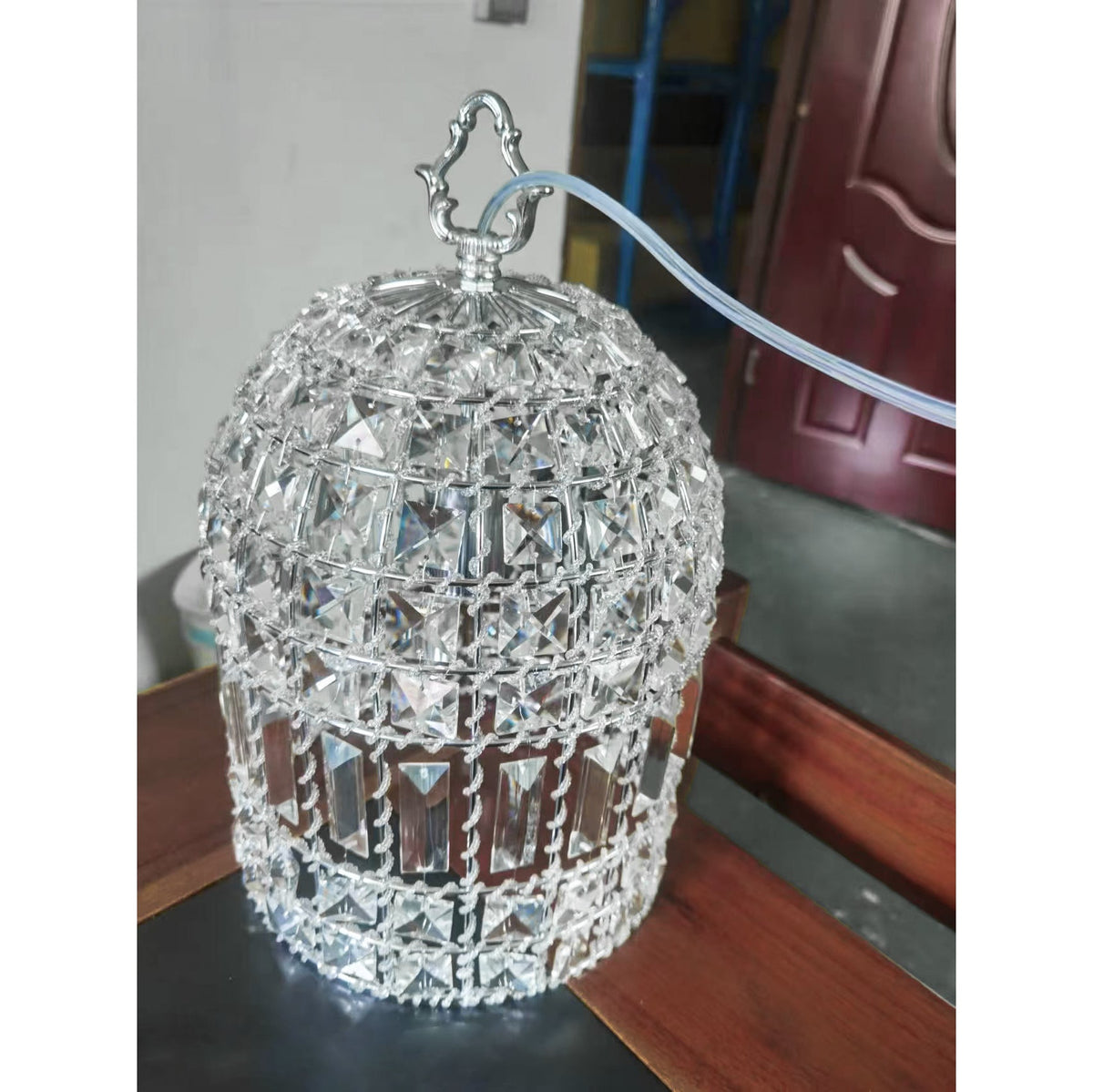 Blanca Crystal Pendant Lamp – Versailles-Inspired Crystal & Metal Pendant Light