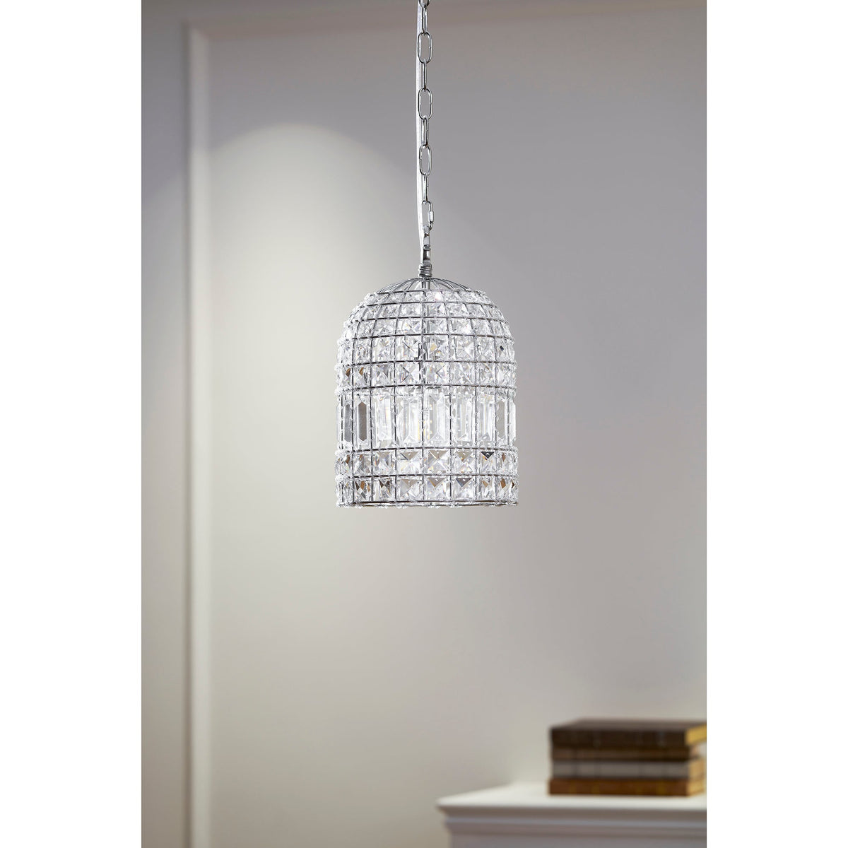 Blanca Crystal Pendant Lamp – Versailles-Inspired Crystal & Metal Pendant Light
