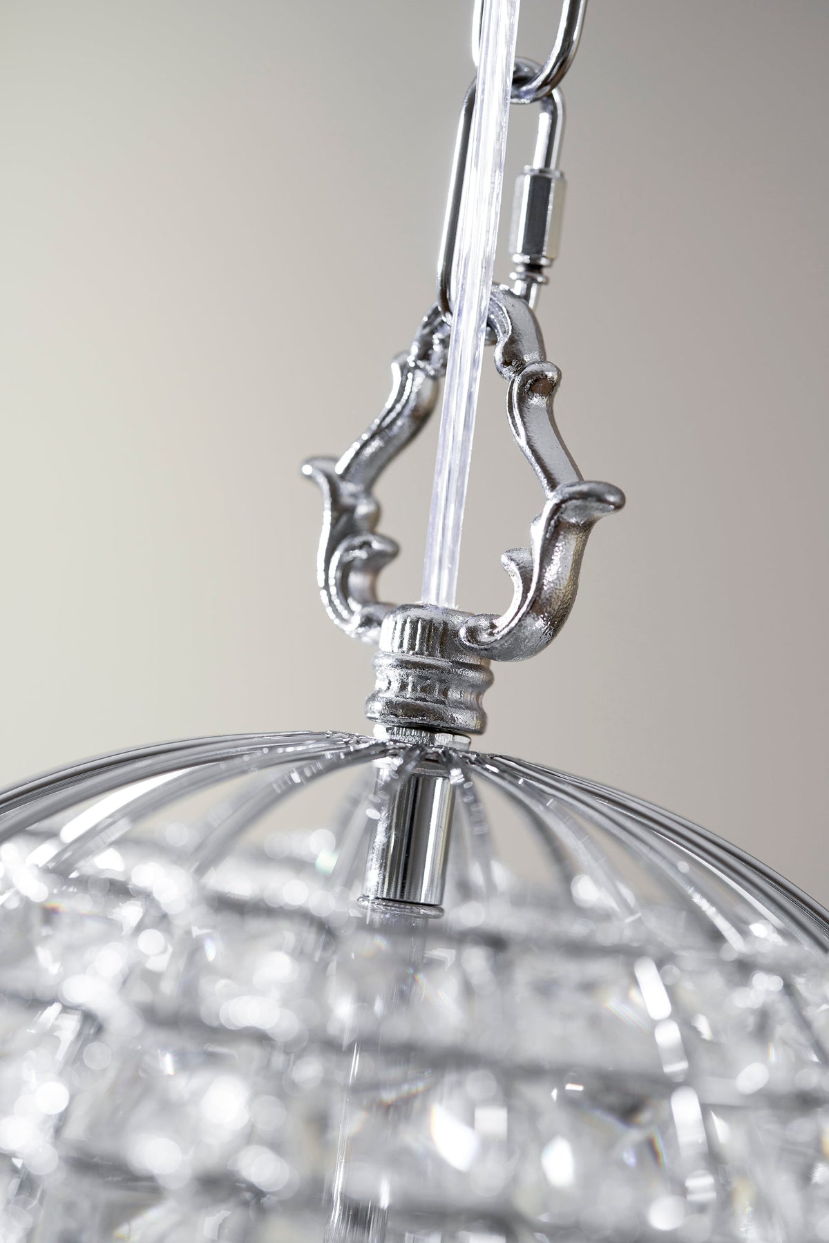 Blanca Crystal Pendant Lamp – Versailles-Inspired Crystal & Metal Pendant Light