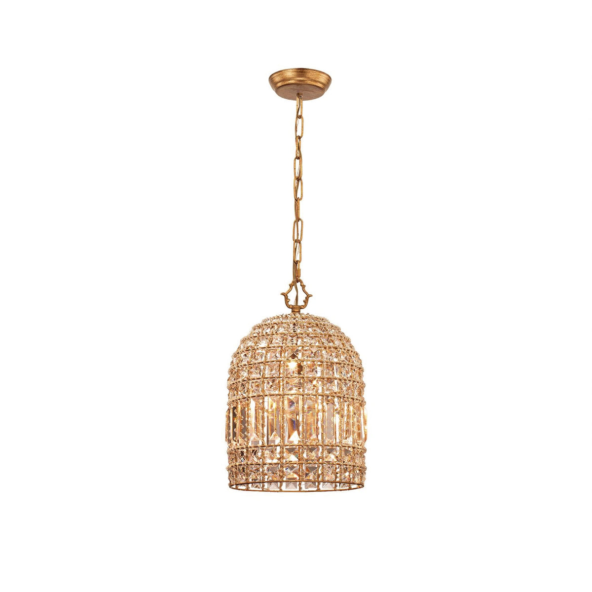 Blanca Crystal Pendant Lamp – Versailles-Inspired Crystal & Metal Pendant Light