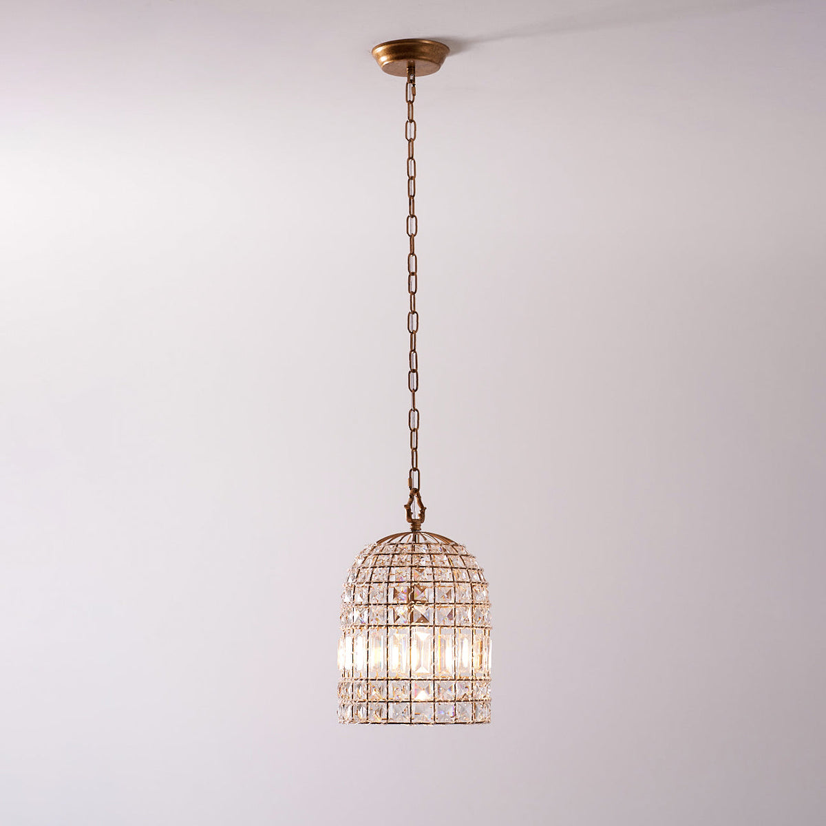 Blanca Crystal Pendant Lamp – Versailles-Inspired Crystal & Metal Pendant Light