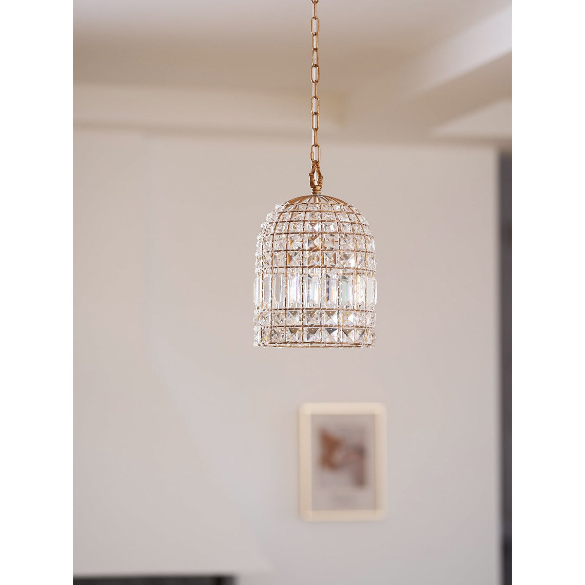 Blanca Crystal Pendant Lamp – Versailles-Inspired Crystal & Metal Pendant Light