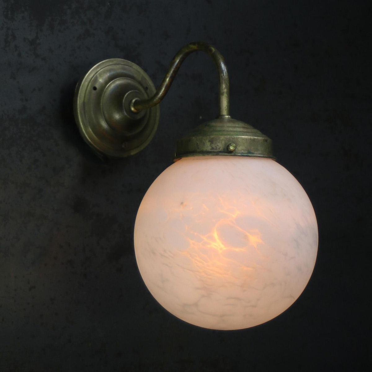Bliss Alabaster Wall Lamp – Refined Antique Brass & Spanish Alabaster Wall Sconce