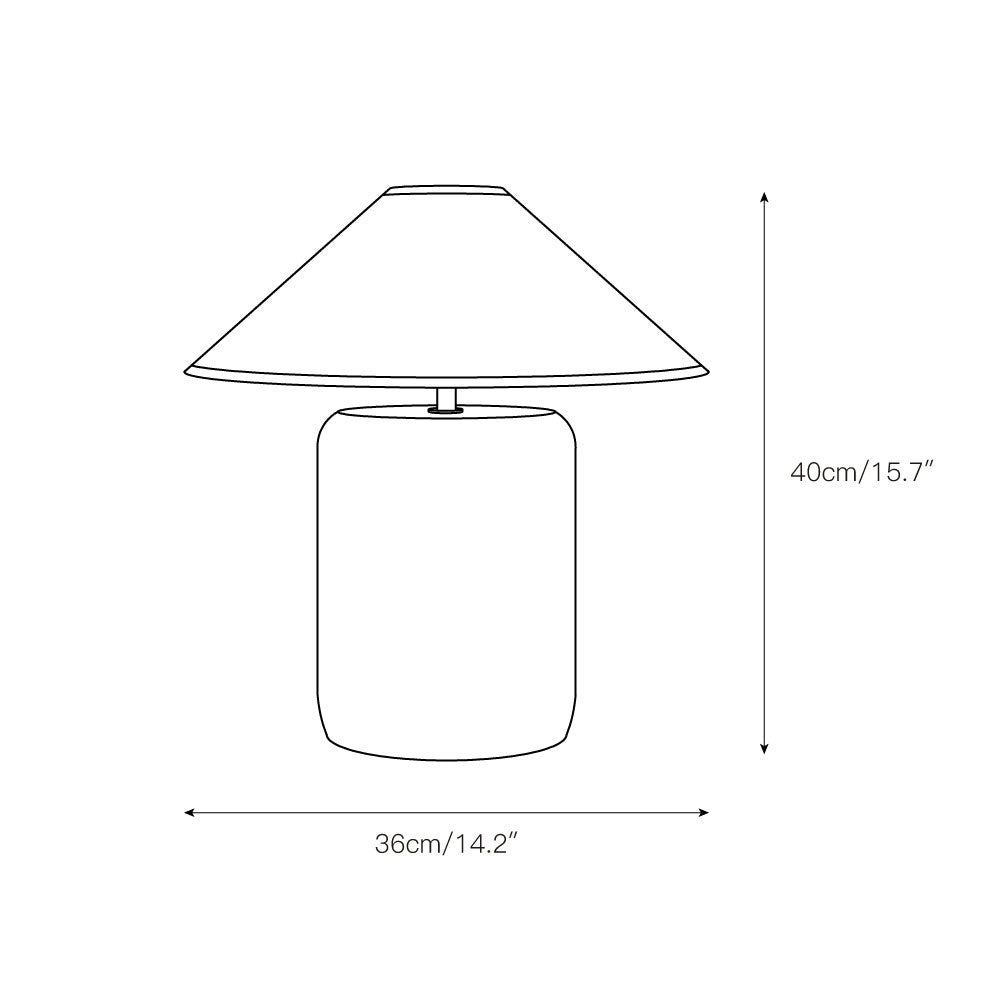 Block Marble Table Lamp – Calacatta Marble & Crisp Linen Accent Light