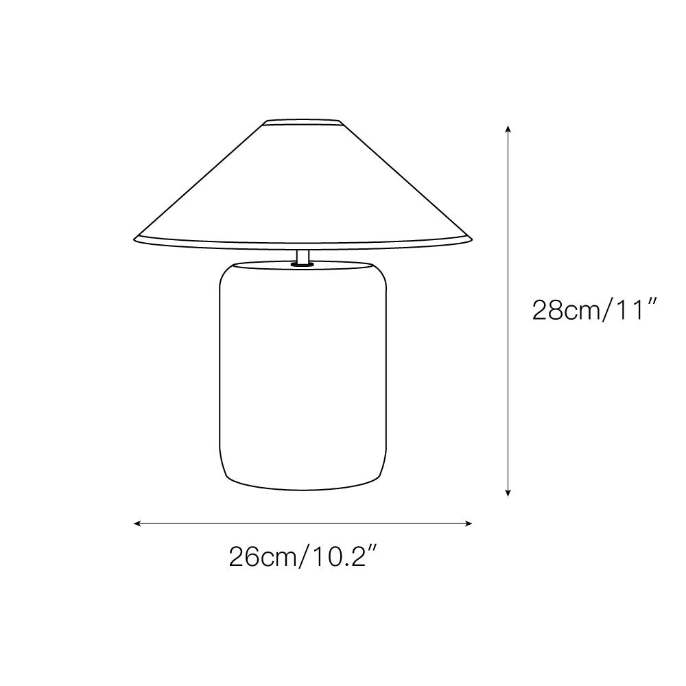 Block Marble Table Lamp – Calacatta Marble & Crisp Linen Accent Light