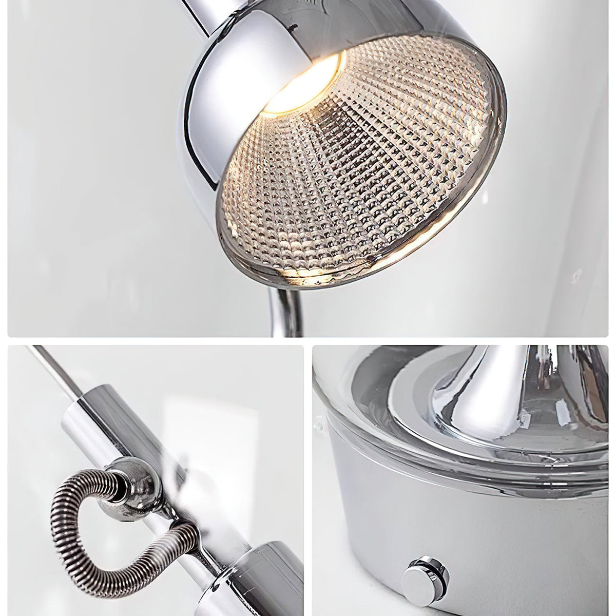 Blow Table Lamp – Industrial Blown Glass Bulb & Touch-Dimming Table Light
