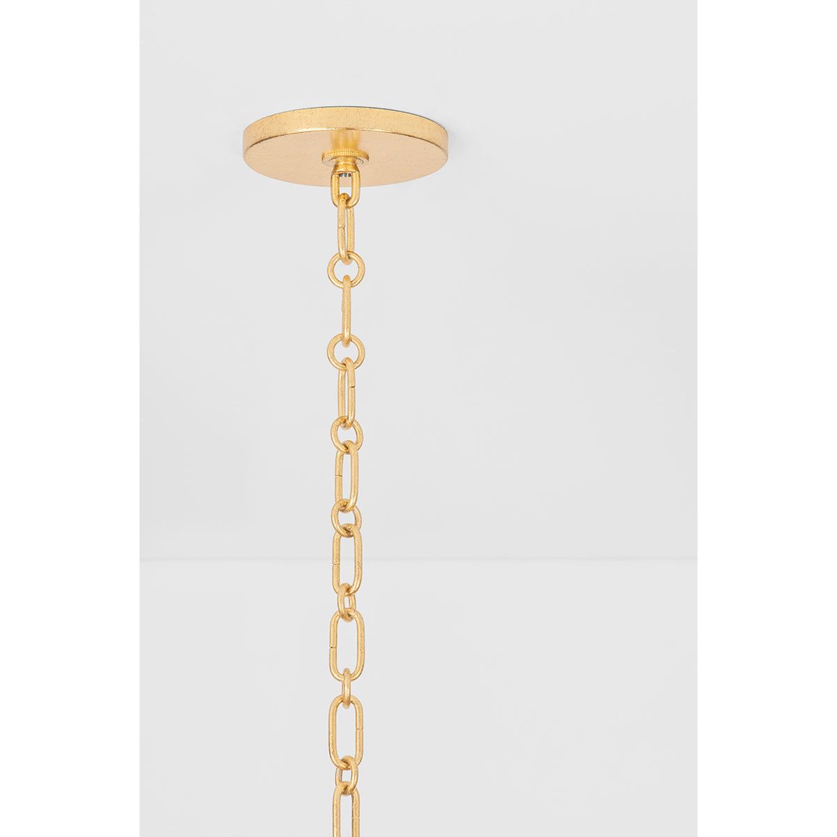 Bo Chandelier – Minimalist Heritage Arm Chandelier with Tapered Linen Shades
