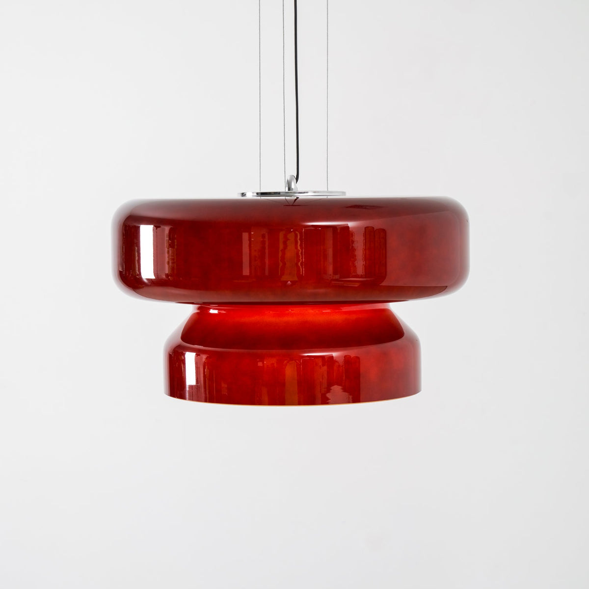 Bohemia Pendant Lamp – Dual-Volume Translucent Colored Glass Pendant Light