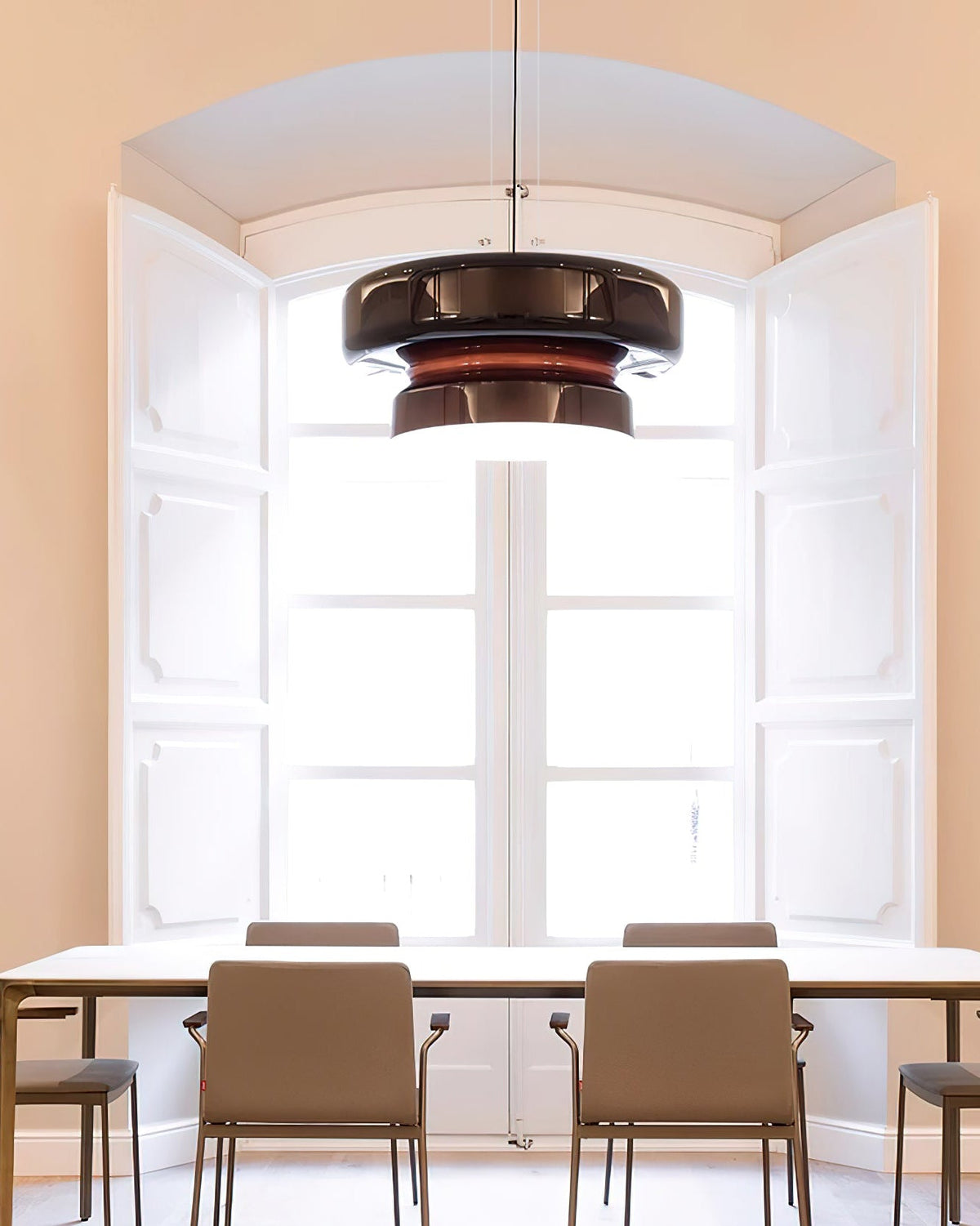 Bohemia Pendant Lamp – Dual-Volume Translucent Colored Glass Pendant Light