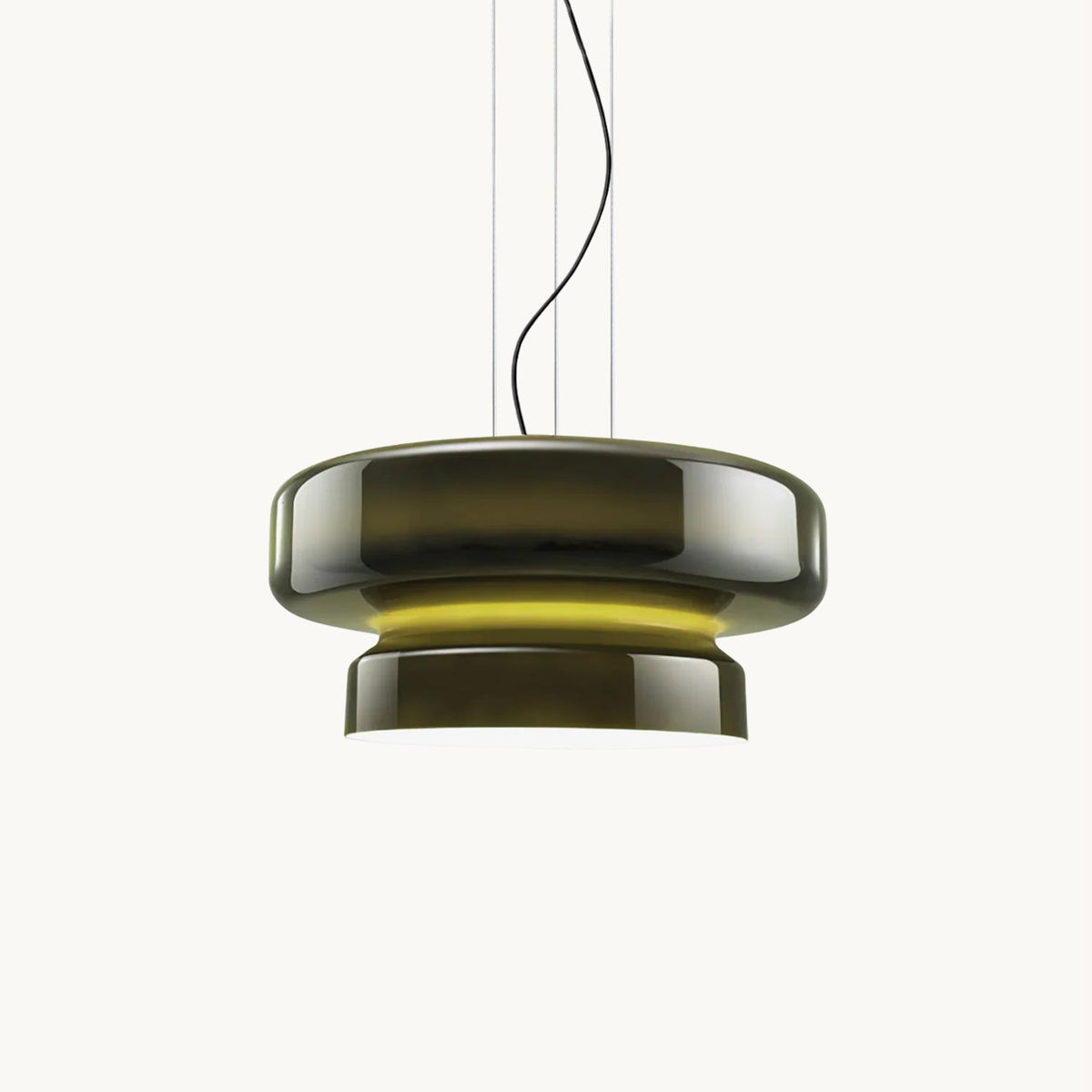 Bohemia Pendant Lamp – Dual-Volume Translucent Colored Glass Pendant Light