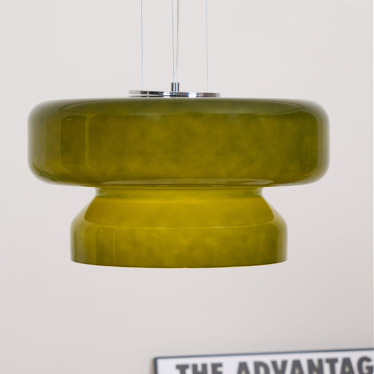 Bohemia Pendant Lamp – Dual-Volume Translucent Colored Glass Pendant Light