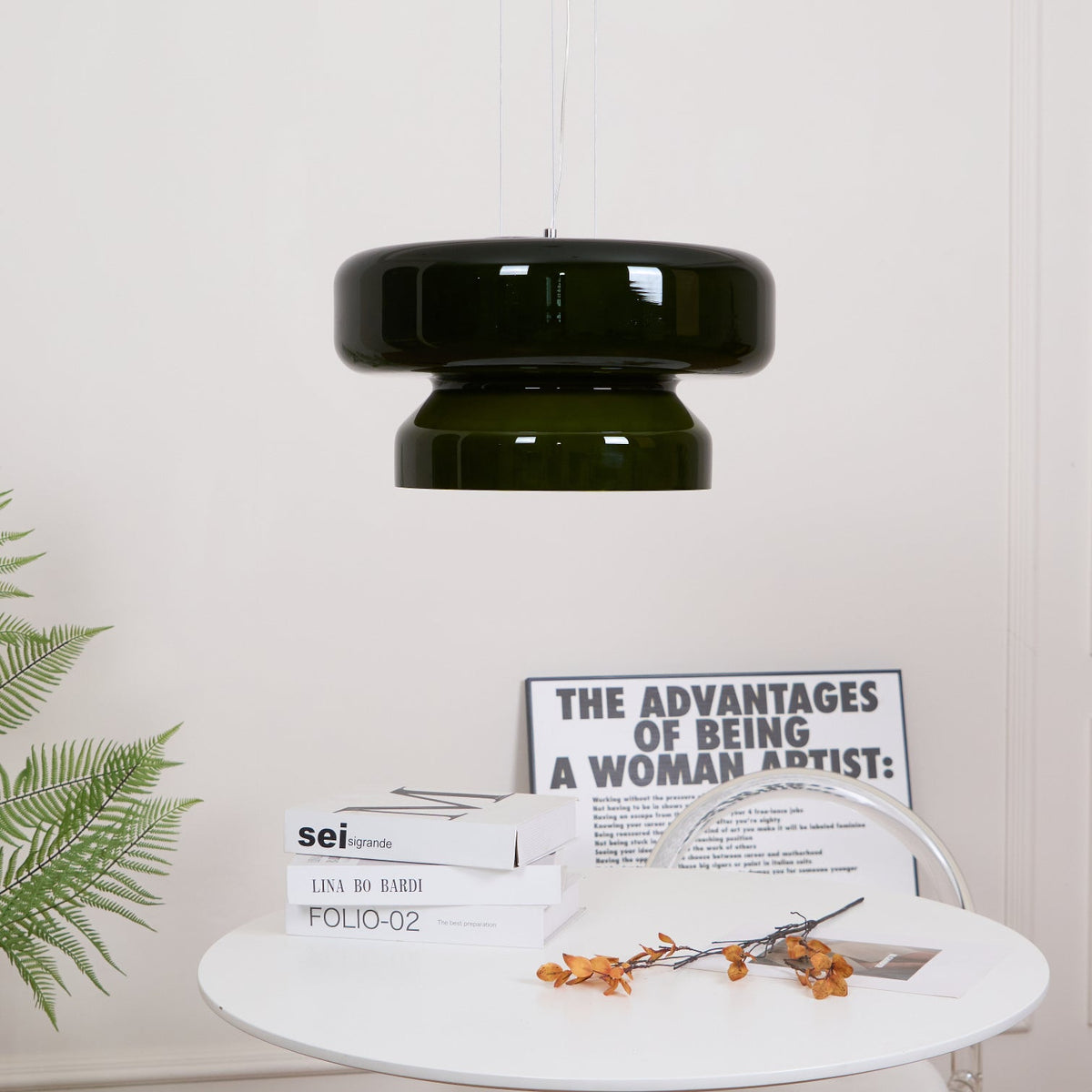 Bohemia Pendant Lamp – Dual-Volume Translucent Colored Glass Pendant Light