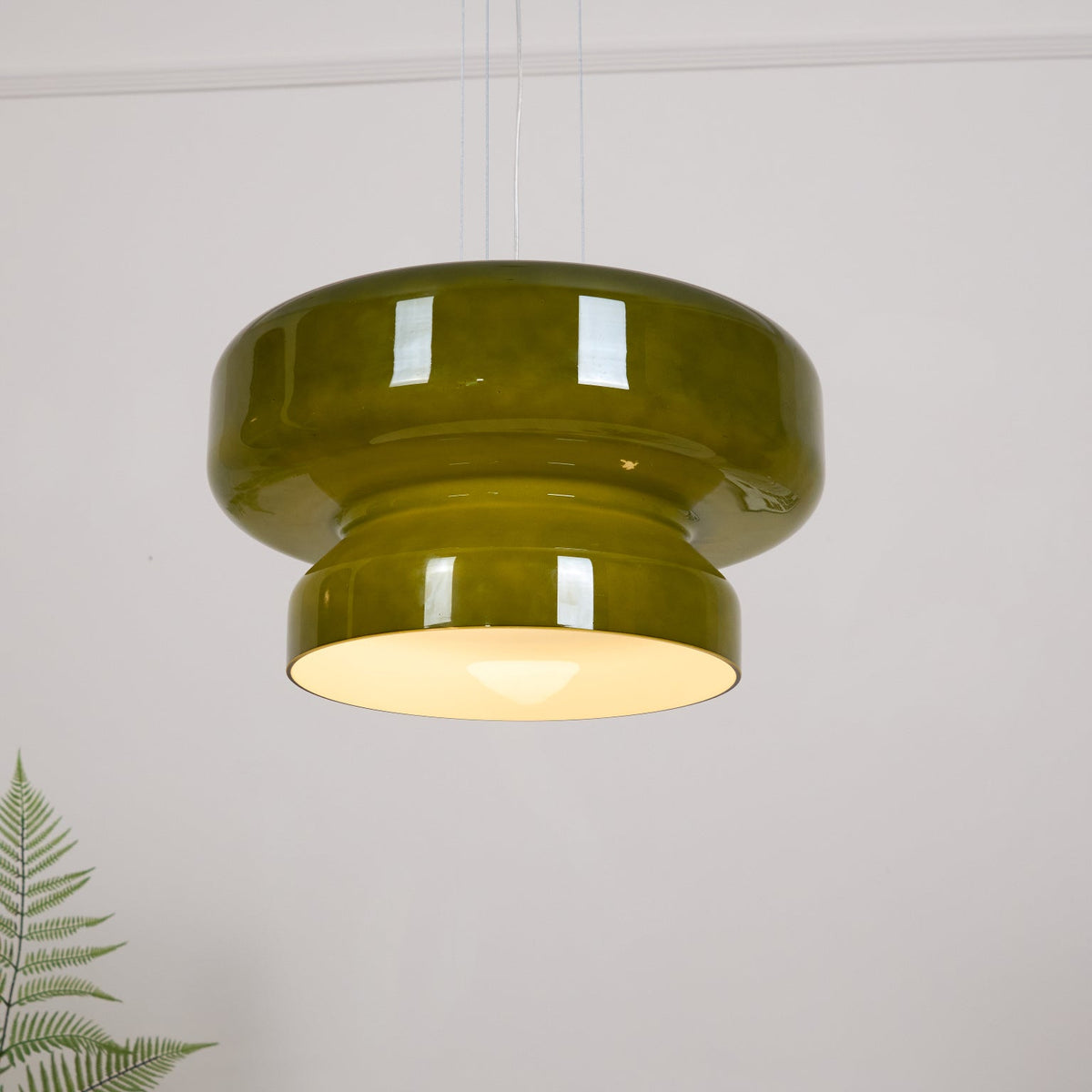 Bohemia Pendant Lamp – Dual-Volume Translucent Colored Glass Pendant Light