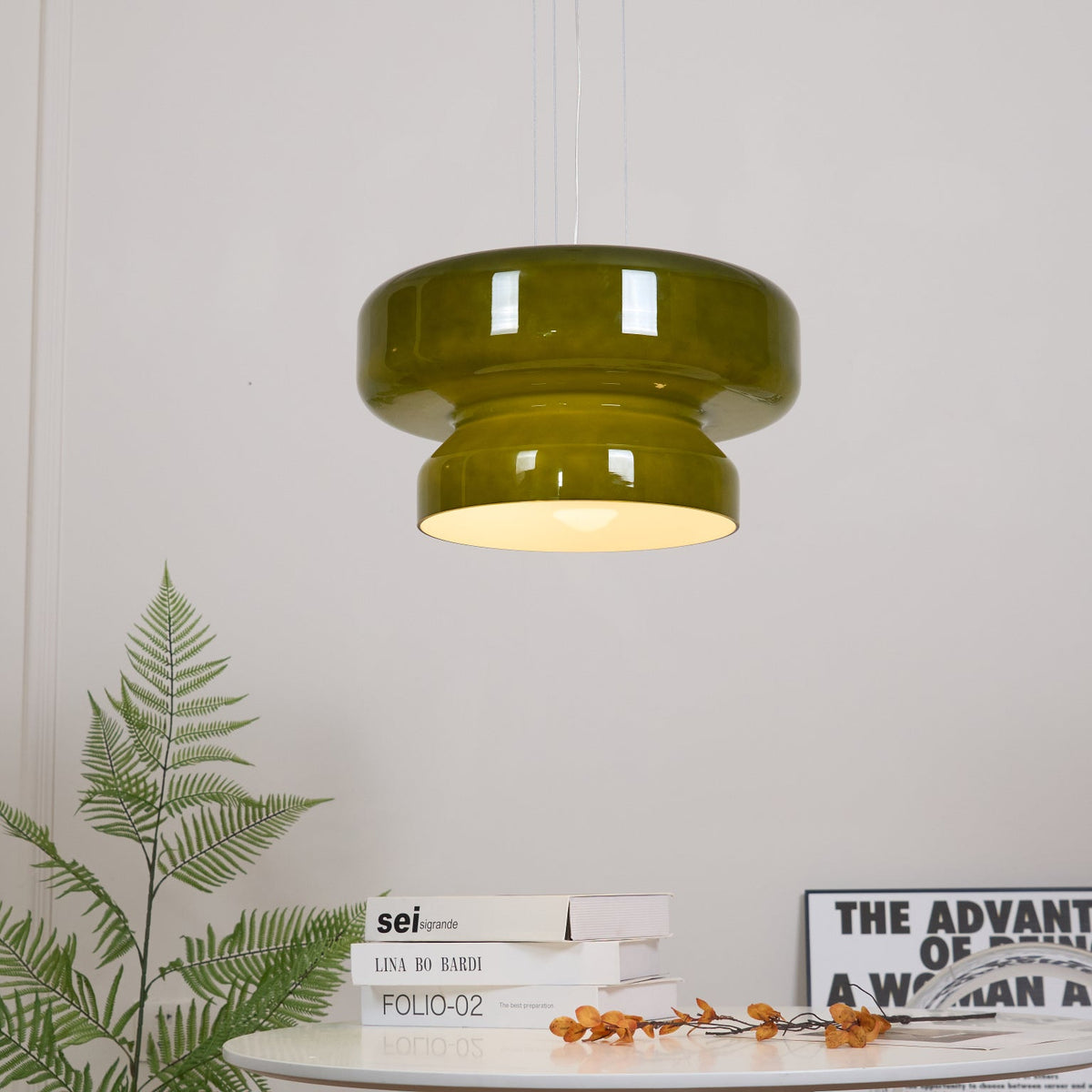 Bohemia Pendant Lamp – Dual-Volume Translucent Colored Glass Pendant Light