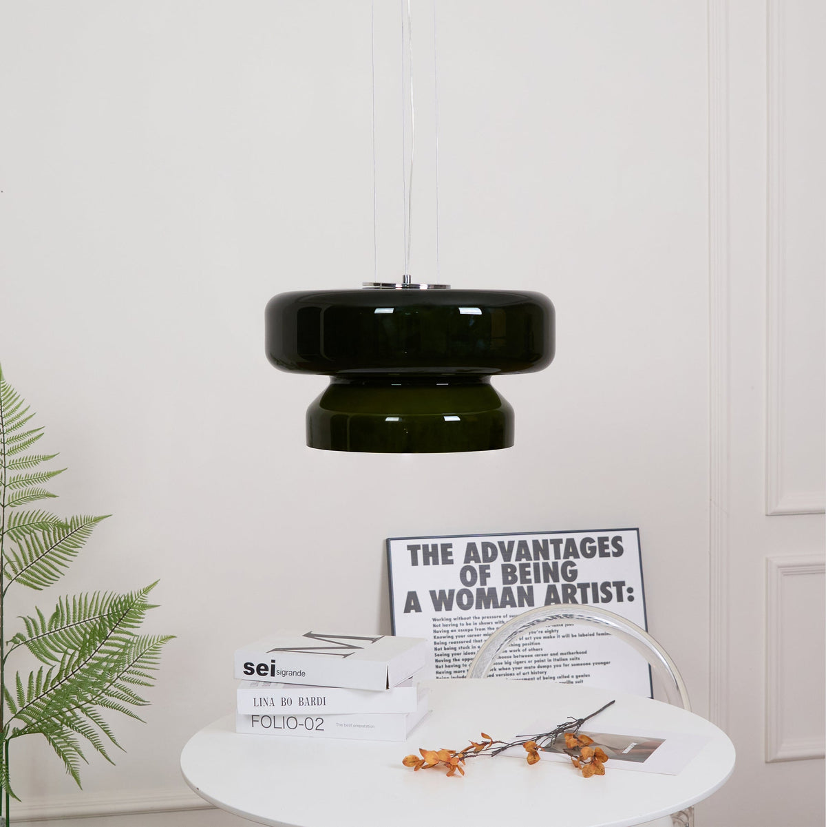 Bohemia Pendant Lamp – Dual-Volume Translucent Colored Glass Pendant Light