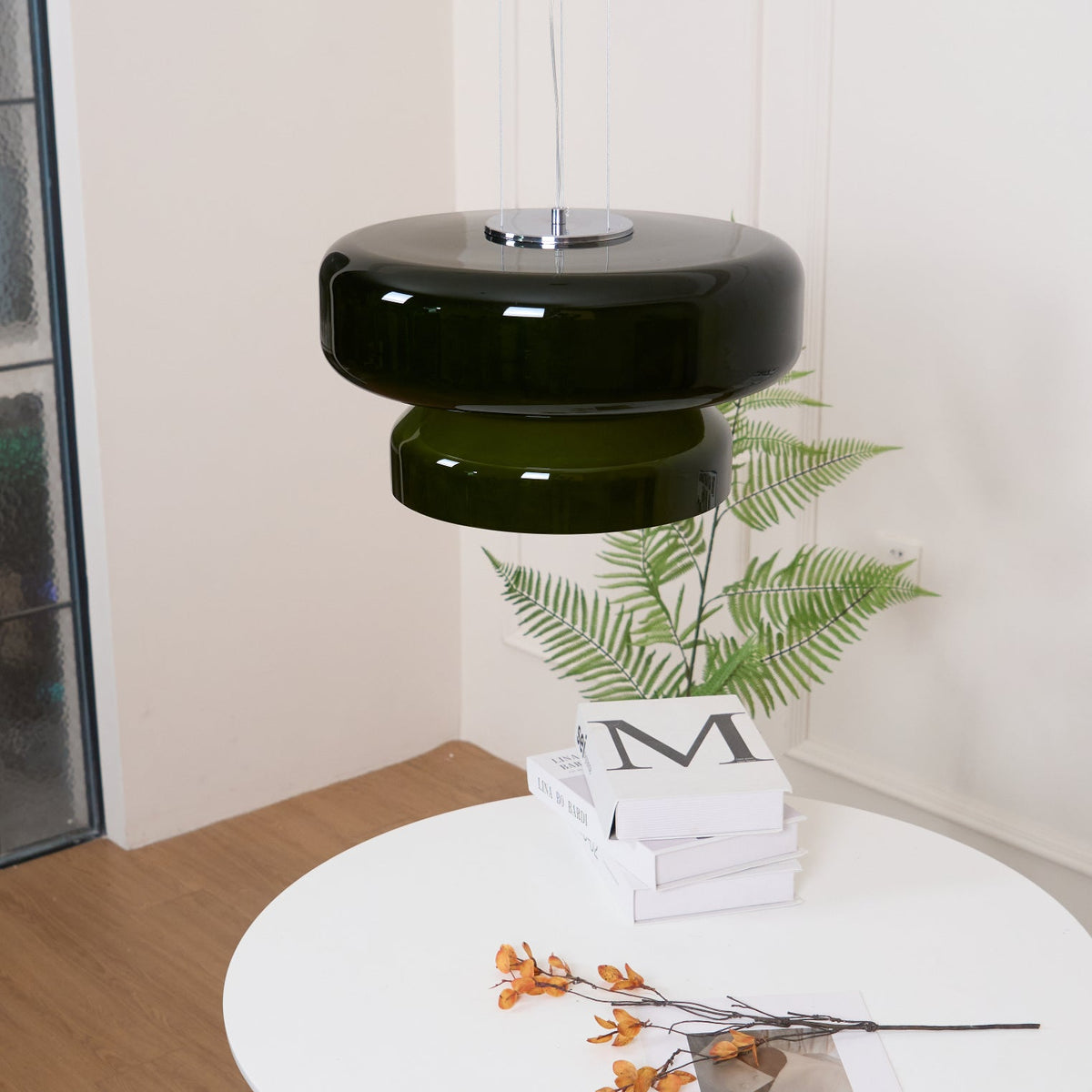Bohemia Pendant Lamp – Dual-Volume Translucent Colored Glass Pendant Light