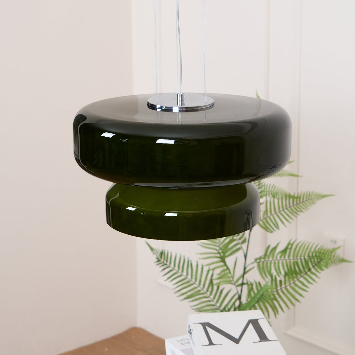 Bohemia Pendant Lamp – Dual-Volume Translucent Colored Glass Pendant Light