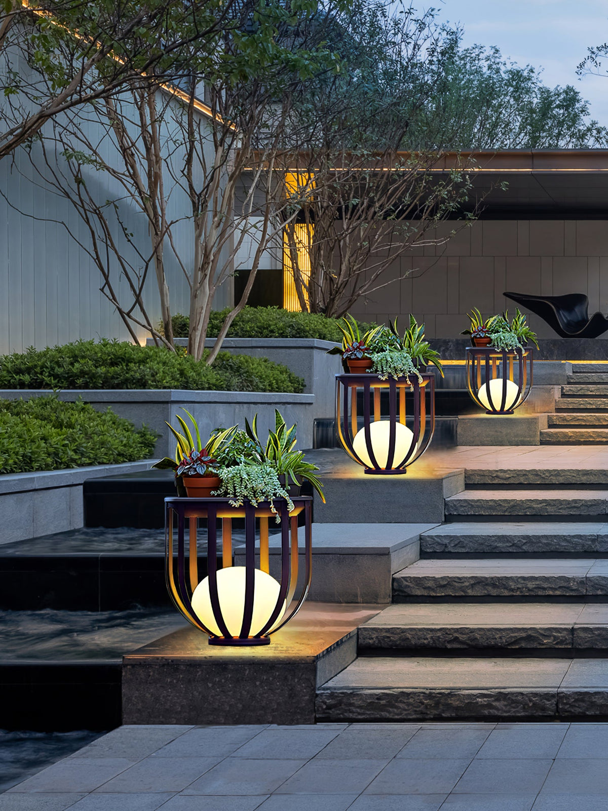 Bols Garden Outdoor Lamp – IP65 Waterproof Stainless Steel & Acrylic Landscape Light