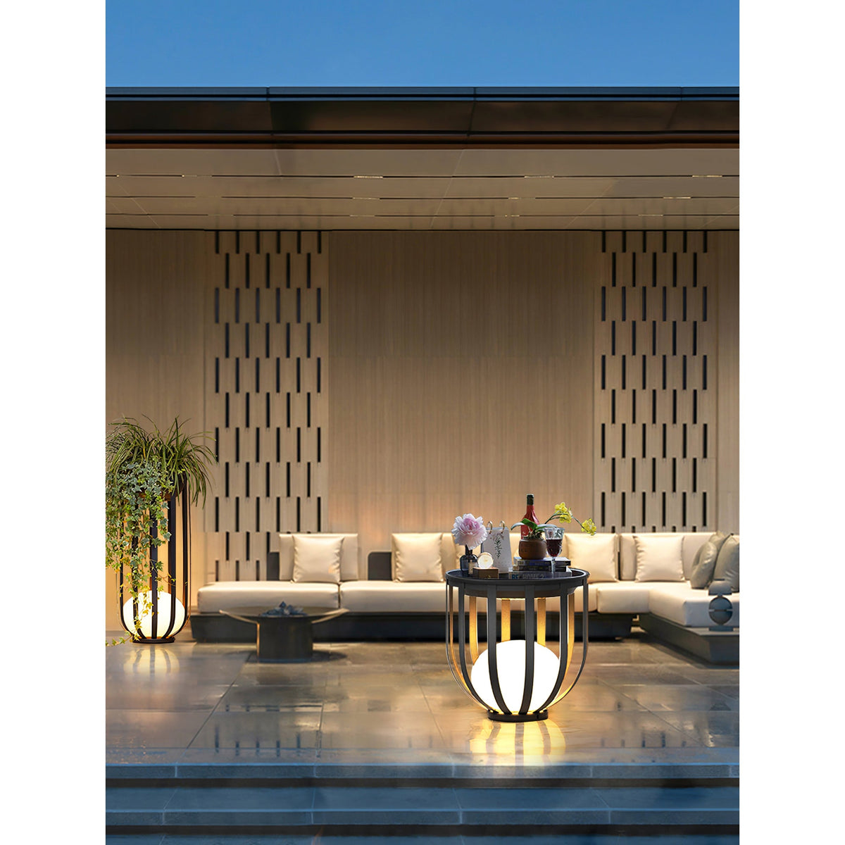 Bols Garden Outdoor Lamp – IP65 Waterproof Stainless Steel & Acrylic Landscape Light