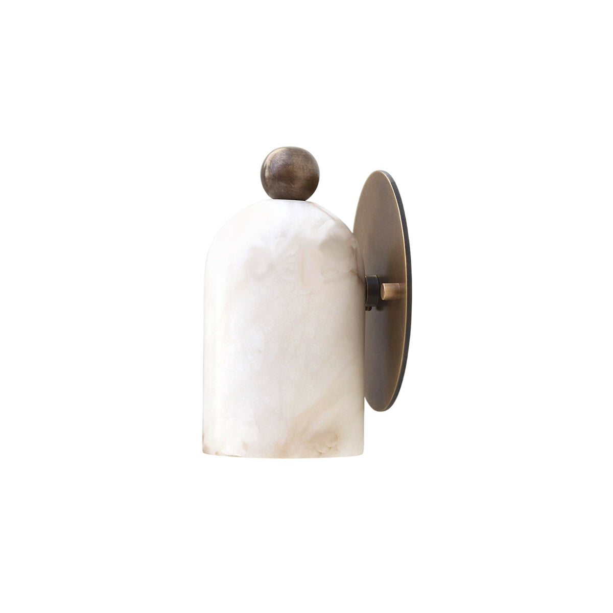 Bombelles Alabaster Wall Lamp – Sculptural Natural Alabaster & Metal Wall Sconce