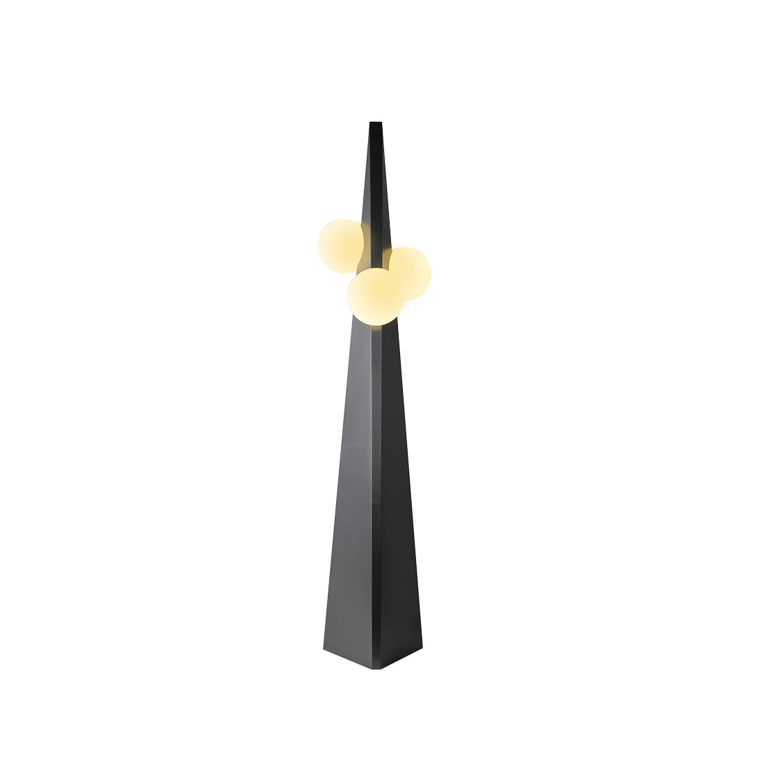 Bonhomme Floor Lamp – Human-Scale Artisanal Glass & Iron Statement Floor Light