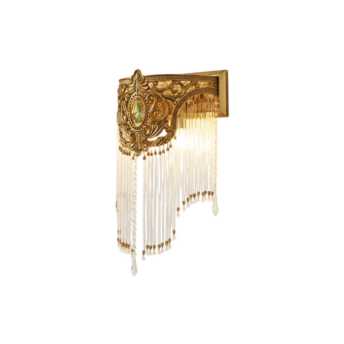 Bow Tie Crystal Wall Lamp – Refined Brass & Crystal Bow Tie Wall Sconce