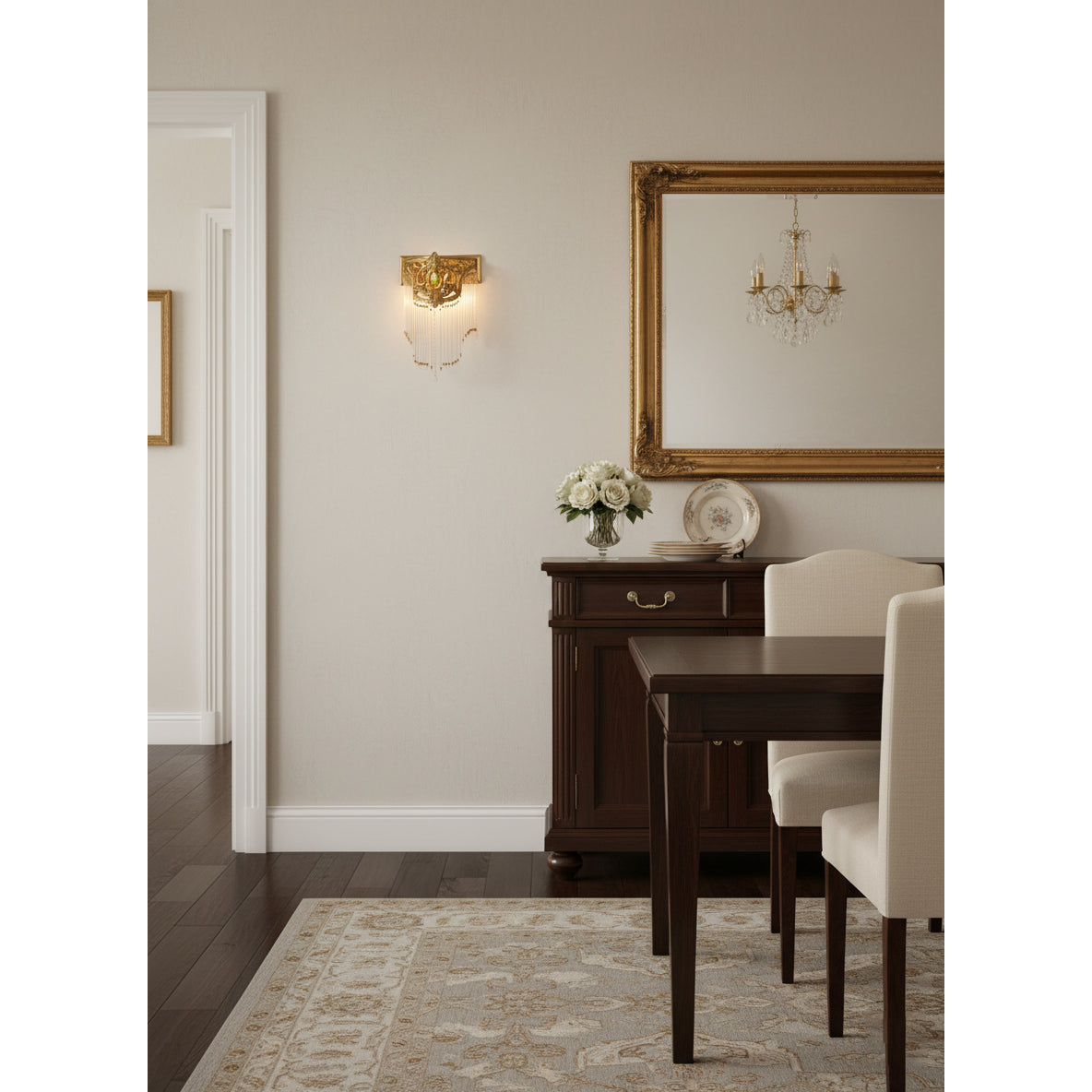 Bow Tie Crystal Wall Lamp – Refined Brass & Crystal Bow Tie Wall Sconce