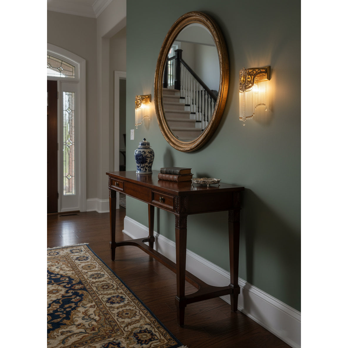 Bow Tie Crystal Wall Lamp – Refined Brass & Crystal Bow Tie Wall Sconce