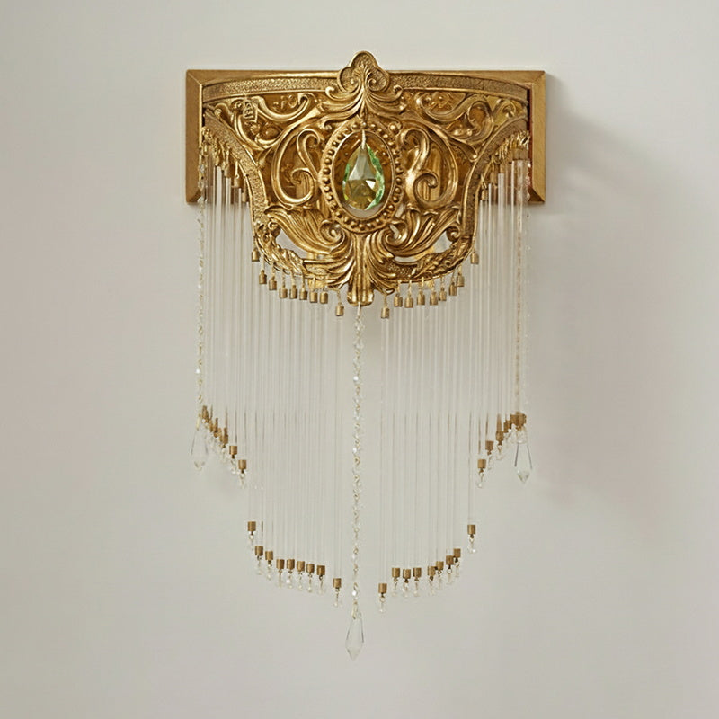Bow Tie Crystal Wall Lamp – Refined Brass & Crystal Bow Tie Wall Sconce