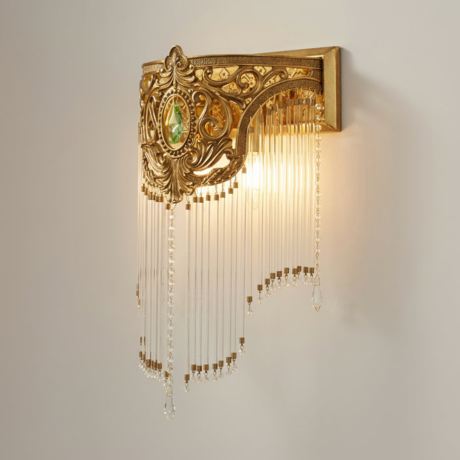 Bow Tie Crystal Wall Lamp – Refined Brass & Crystal Bow Tie Wall Sconce