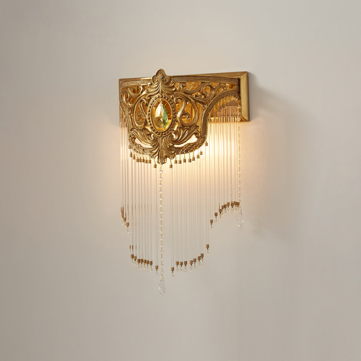 Bow Tie Crystal Wall Lamp – Refined Brass & Crystal Bow Tie Wall Sconce