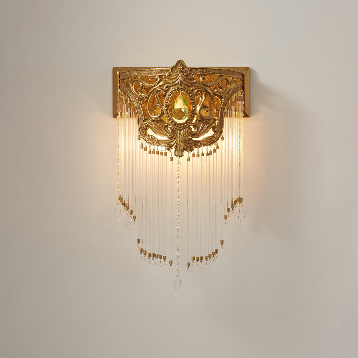Bow Tie Crystal Wall Lamp – Refined Brass & Crystal Bow Tie Wall Sconce
