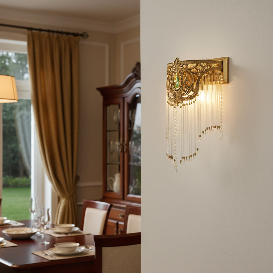 Bow Tie Crystal Wall Lamp – Refined Brass & Crystal Bow Tie Wall Sconce