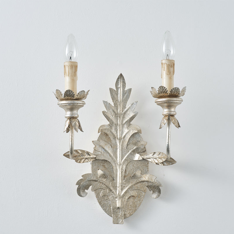 Branch Leaf Wall Lamp - Botanical Iron Sconce & Nature-Inspired Accent Light