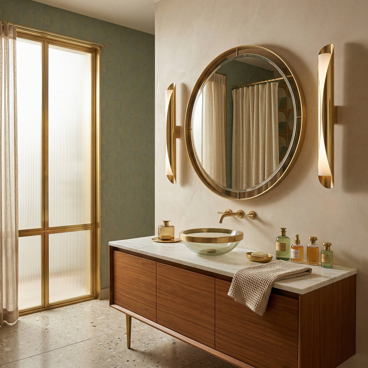 Cocon Wall Lamp – Modern Minimalist Copper & Acrylic LED Wall Sconce