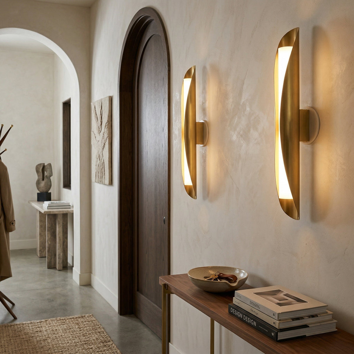 Cocon Wall Lamp – Modern Minimalist Copper & Acrylic LED Wall Sconce