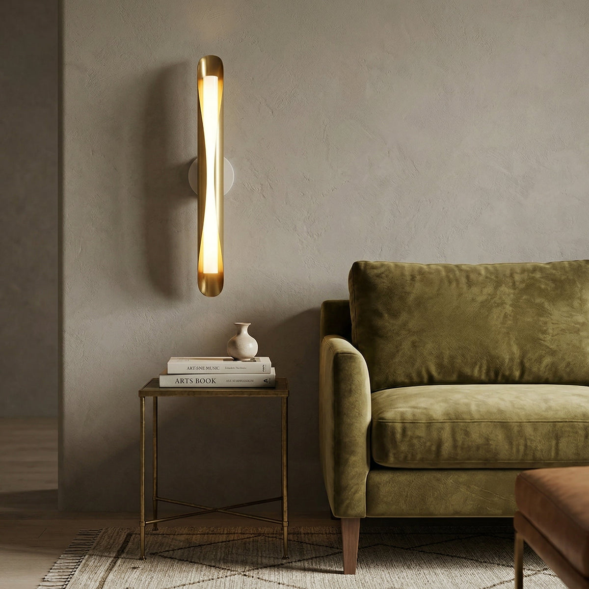 Cocon Wall Lamp – Modern Minimalist Copper & Acrylic LED Wall Sconce