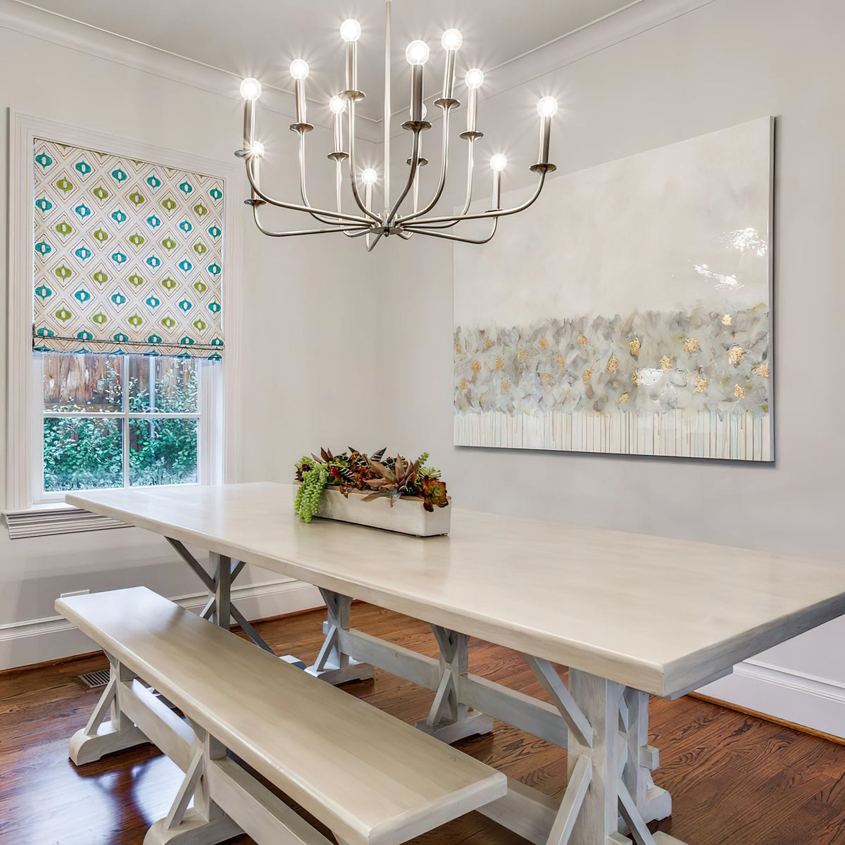 Odensa Chandelier - Double-Tier Brass Multi-Arm Light