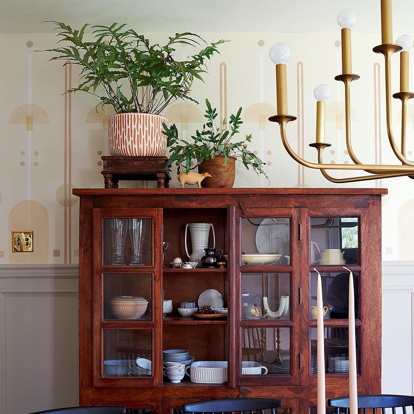 Odensa Chandelier - Double-Tier Brass Multi-Arm Light