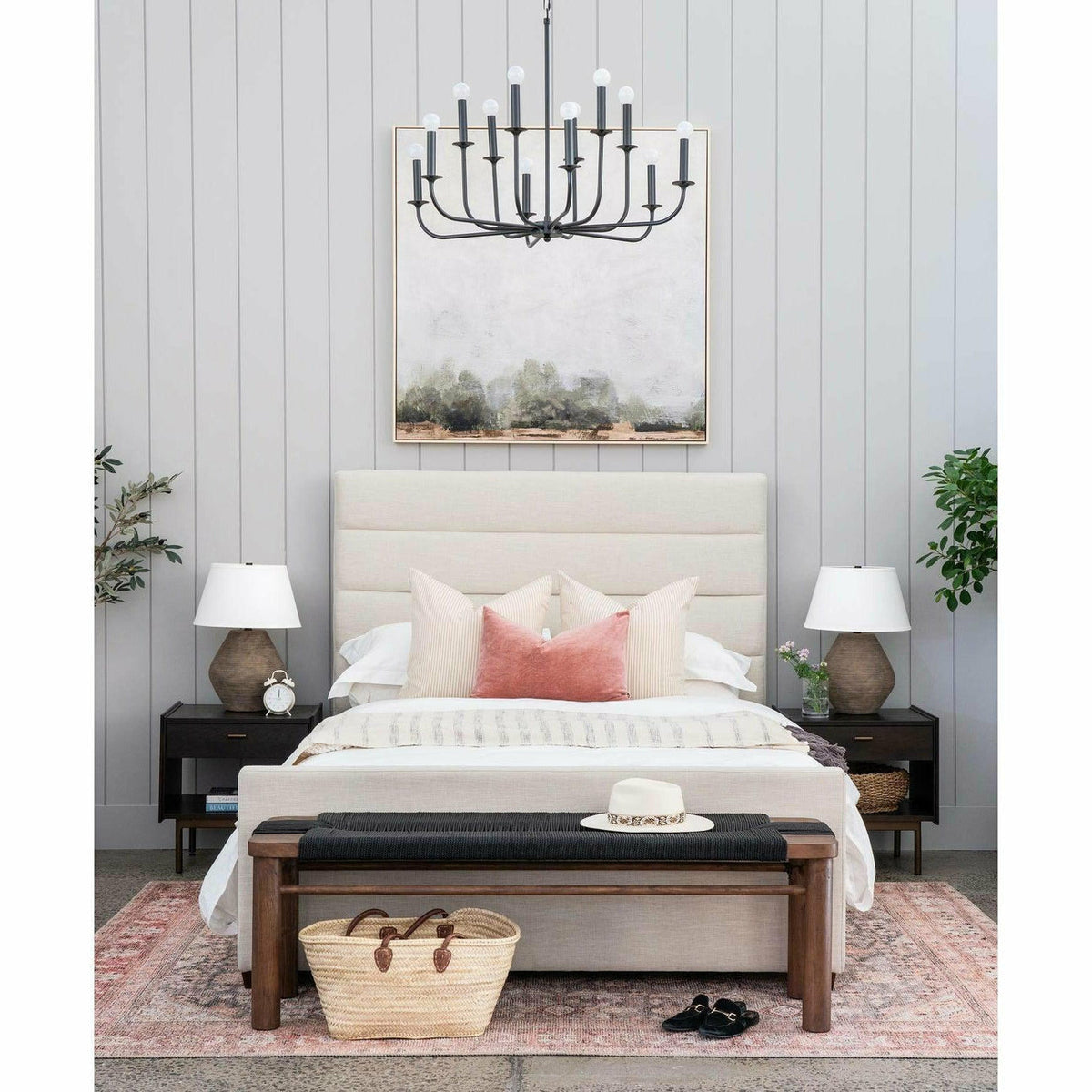 Odensa Chandelier - Double-Tier Brass Multi-Arm Light