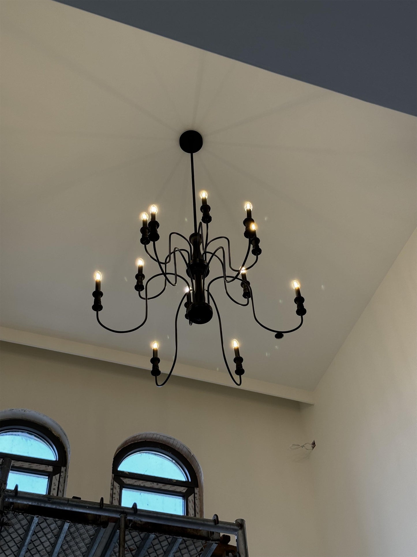 Briarworth Chandelier - Industrial Farmhouse Wooden Multi-Arm Chandelier